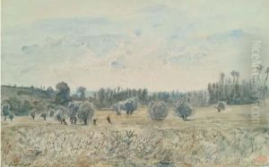 Le Plessis-robinson, Anciennement Le Plessis-piquet (vallee Entre Sceaux Et Fontenay) by Paul Huet