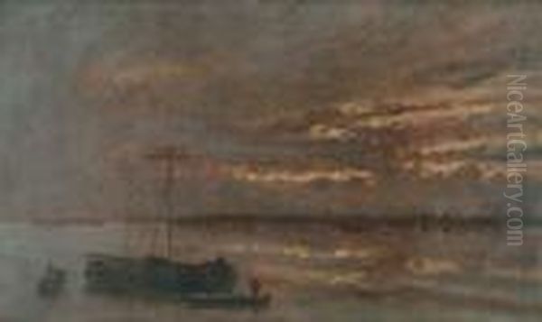 Vue De La Meuse A Dordrecht, Hollande 1867 - view 1