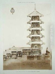 Japanese Tower in the Royal Park at Laeken Belgium Japanese Tower in the Royal Park at Laeken Belgium