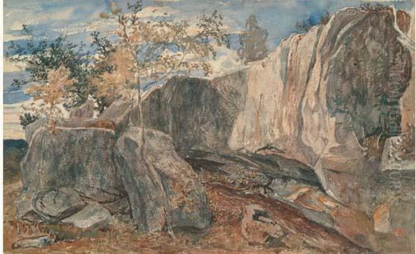 Les Rochers, Carabasco, Circa 1837-1838 - view 1