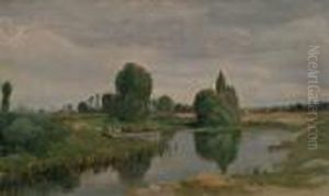 Bas Meudon, Le Bac, Circa 1848