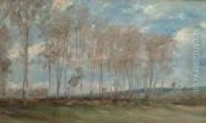 La Lisiere Des Etangs A Chaville, Circa 1865 by Paul Huet