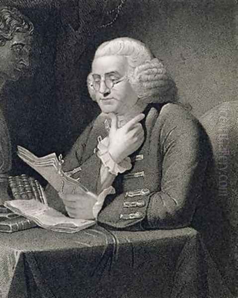 Portrait of Benjamin Franklin engraved by Thomas B Welch 1814-74 - view 1
