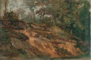 Talus A Chaville, Circa 1863 by Paul Huet