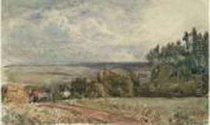 La Route De Sceaux Vers Fontenay-aux-roses by Paul Huet