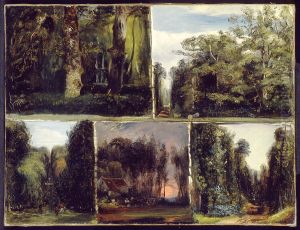 Foret De Compiegne by Paul Huet
