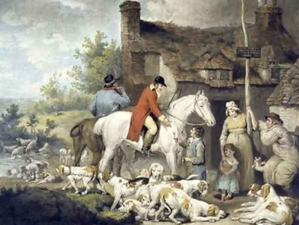 Outside a Country Alehouse - view 1
