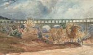 Le Pont Du Gard, Circa 1840