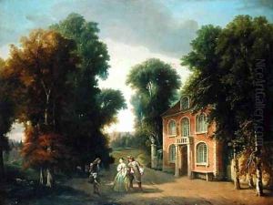 A Scene from Georges Dandin by Moliere 1622-73 1852 by Adolphe Mirecourt