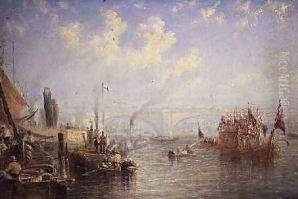 The Thames Near London Bridge - view 1
