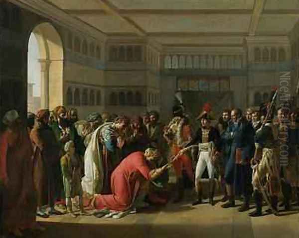 General Bonaparte Giving a Sword to the Military Chief of Alexandria July 1798 1808 - view 1