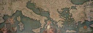 Map of Italy Greece and Asia Minor