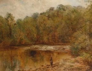 The Woodland Pool by William Huggins