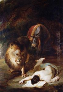 The Lion's Attack by William Huggins