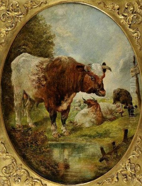 A Bull With Cattle - view 1