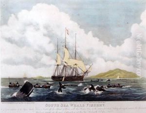 Southsea Whale Fishery by William Huggins
