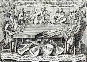 The Musical Academy of Instruments 1754 by Pablo Minguet