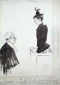 The Witness Mrs Chant 1894 by Philip William May