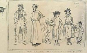 Rickety Rackety Crew 1895 by Philip William May
