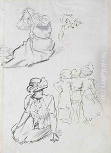 Studies at Hampstead Heath by Philip William May