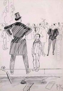 Rehearsing the Fishing Ballet by Philip William May