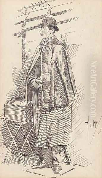 The blind man at the gate of the Temple, Strand - view 1