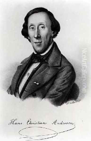 Portrait of Hans Christian Andersen 1805-1875 - view 1