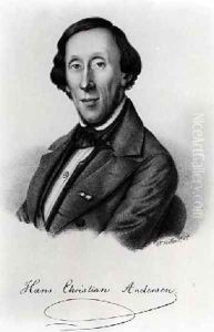 Portrait of Hans Christian Andersen 1805-1875 Portrait of Hans Christian Andersen 1805-1875