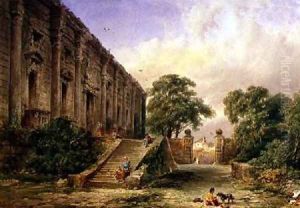 View of the East Front of Nottingham Castle 1879