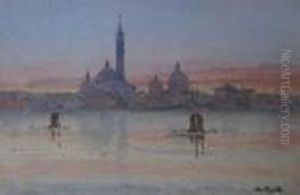 Venetian Skyline At Sunset Venetian Skyline At Sunset