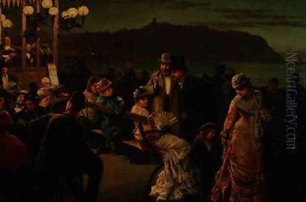 Scarborough Spa at Night 1879 - view 1