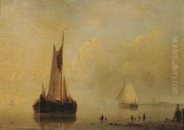 Sailing Boats In A Calm - view 1