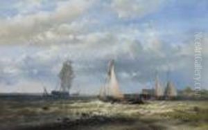Setting Out To Sea On Choppy Waters by Abraham Hulk Jun.