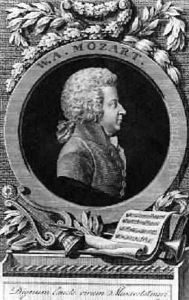 Memorial to Wolfgang Amadeus Mozart 1756-91 Austrian composer 1789 by Johann Georg Mansfeld