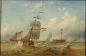 Bateaux En Mer by Abraham Hulk Jun.