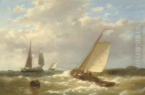 Shipping Near A Jetty
