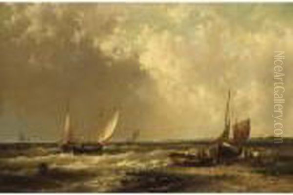 Shipping Off The Coast - view 1