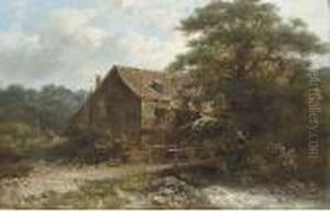 Chatting By The Watermill by Abraham Hulk Jun.