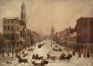 Wall Street in Winter