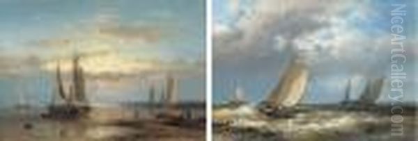 Shipping In A Squall; And Shipping In A Calm - view 1