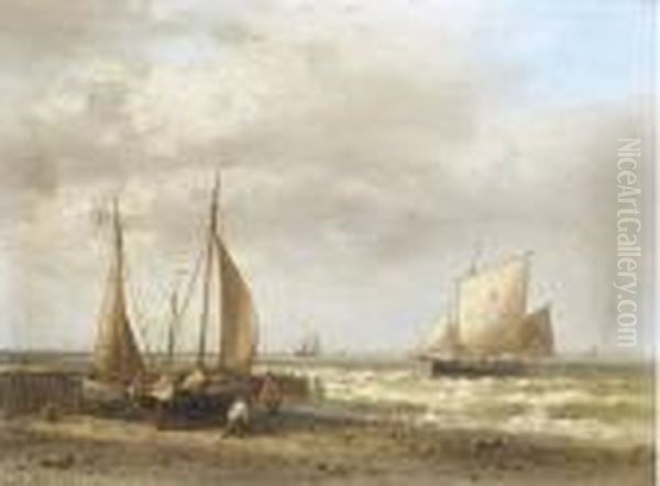 Shipping Off The Dutch Coast - view 1
