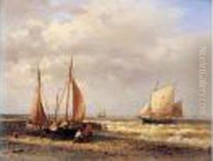 < Bateaux De Peche A Maree Basse >. < Bateaux De Peche A Maree Basse >.