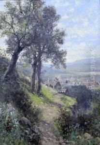 Downland Landscape by Abraham Hulk Jun.