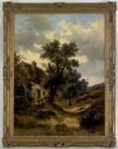 Landscape With A Figure And Cottage Landscape With A Figure And Cottage