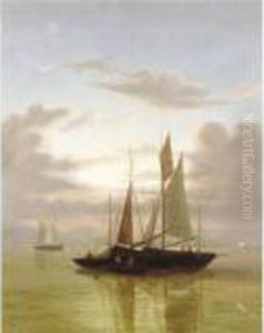 Sailing At Sunset by Abraham Hulk Jun.