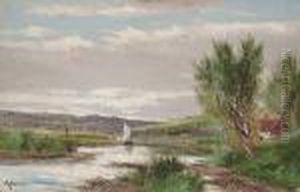 'on The Trent, Notts'; 'near Dorking, Surrey'