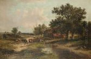 'view Near Landown Hill Near Bath, Somersetshire'; And 'a View Near Surrey'