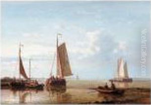 Shipping In An Estuary by Abraham Hulk Jun.