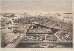 Birds Eye View of Boston by Matter, C.