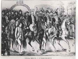 Triumphal Entry of Augustin de Iturbide 1783-1824